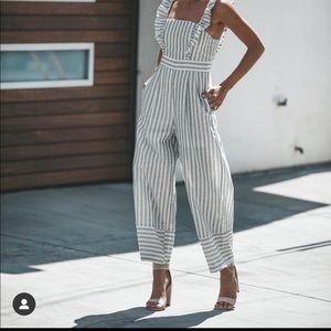 Vici- Fresh Start Pocketed Jumpsuit